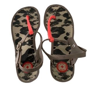 BCBG Jelly Sandals. Preowned. Size: 8.